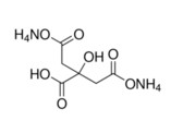 柠檬酸氢二铵化学式结构图