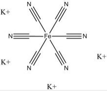 六氰铁（Ⅱ）酸钾化学式