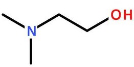 N,N-二甲基乙醇胺化学式结构图