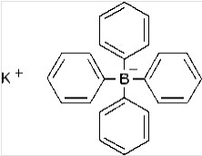 四苯硼钾分子式结构图