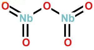 五氧化二铌分子式结构图