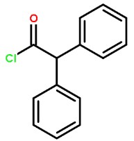 二苯基乙酰氯化学式结构图