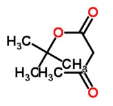 乙酰乙酸叔丁酯分子式结构图