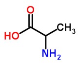 丙氨酸分子式结构图