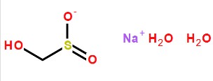 甲醛合次硫酸氢钠化学式结构图
