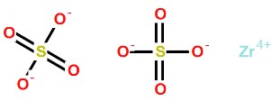 硫酸锆分子式结构图