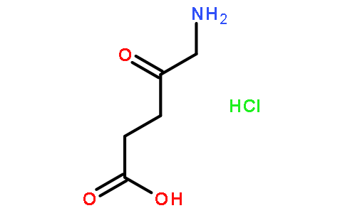 5-氨基乙酰丙酸化学式结构图