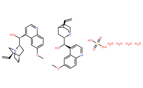 硫酸奎宁分子式结构图
