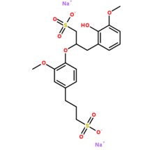 木质素磺酸钙化学式结构图