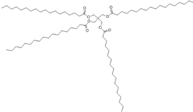 季戊四醇硬脂酸酯化学式结构图