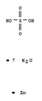 硫酸锌化学式结构图