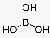 硼酸化学式结构图