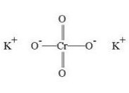 铬酸钾分子式结构图