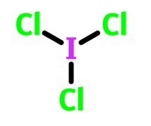 三氯化碘分子结构图