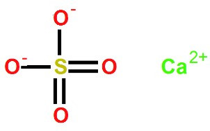 硫酸钙分子式结构图