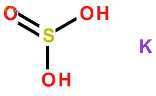 亚硫酸钾分子式结构图