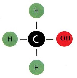 甲醇化学式结构图