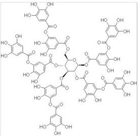 丹宁酸分子式结构图