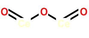 氧化铈分子式结构图