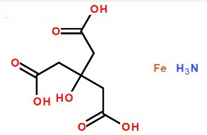 柠檬酸铁铵分子式结构图