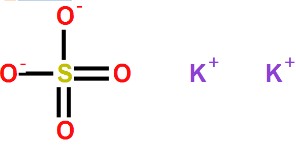 硫酸钾化学式结构图