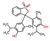 百里香酚蓝化学式结构图