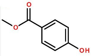 对羟基苯甲酸甲酯化学式结构图