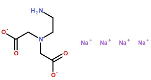 乙二胺四乙酸四钠分子式结构图