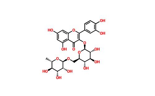 芦丁分子式结构图
