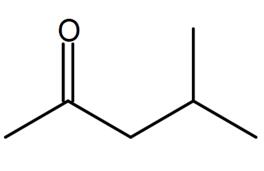 甲基异丁基酮化学式结构图