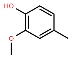 天然4－甲基愈创木酚分子式结构图