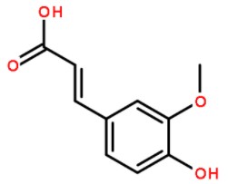 阿魏酸化学式结构图