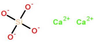 硅酸钙分子式结构图