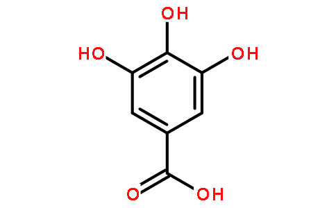 没食子酸分子式结构图