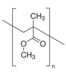 聚甲基丙烯酸甲酯分子式结构图