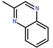 2-甲基喹喔啉化学式结构图