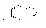 2-甲基-5-氯苯并恶唑分子式结构图