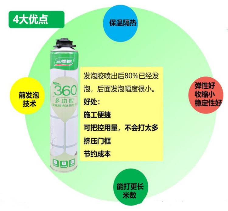 泡沫填缝剂