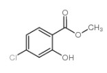 4-氯水杨酸甲酯分子式结构图