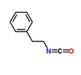 2-苯乙基异氰酸酯分子式结构图