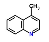 4-甲基喹啉分子式结构图