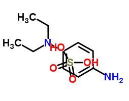 二乙基对苯二胺硫酸盐分子式结构图