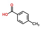 对甲苯甲酸化学式结构图