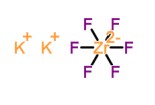 氟锆酸钾分子式结构图