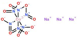 亚硝酸钴钠分子式结构图