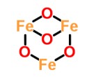 四氧化三铁化学式结构图