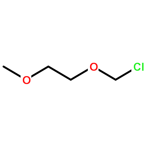 2-甲氧基乙氧基甲基氯分子式结构图