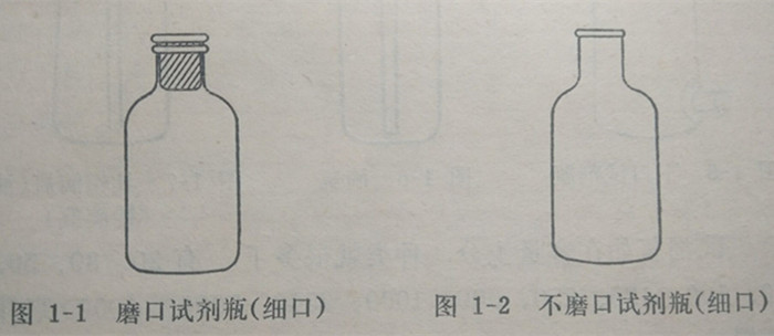 磨口试剂瓶和不磨口试剂瓶