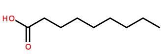 正壬酸分子式结构图