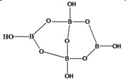 硼砂化学结构式